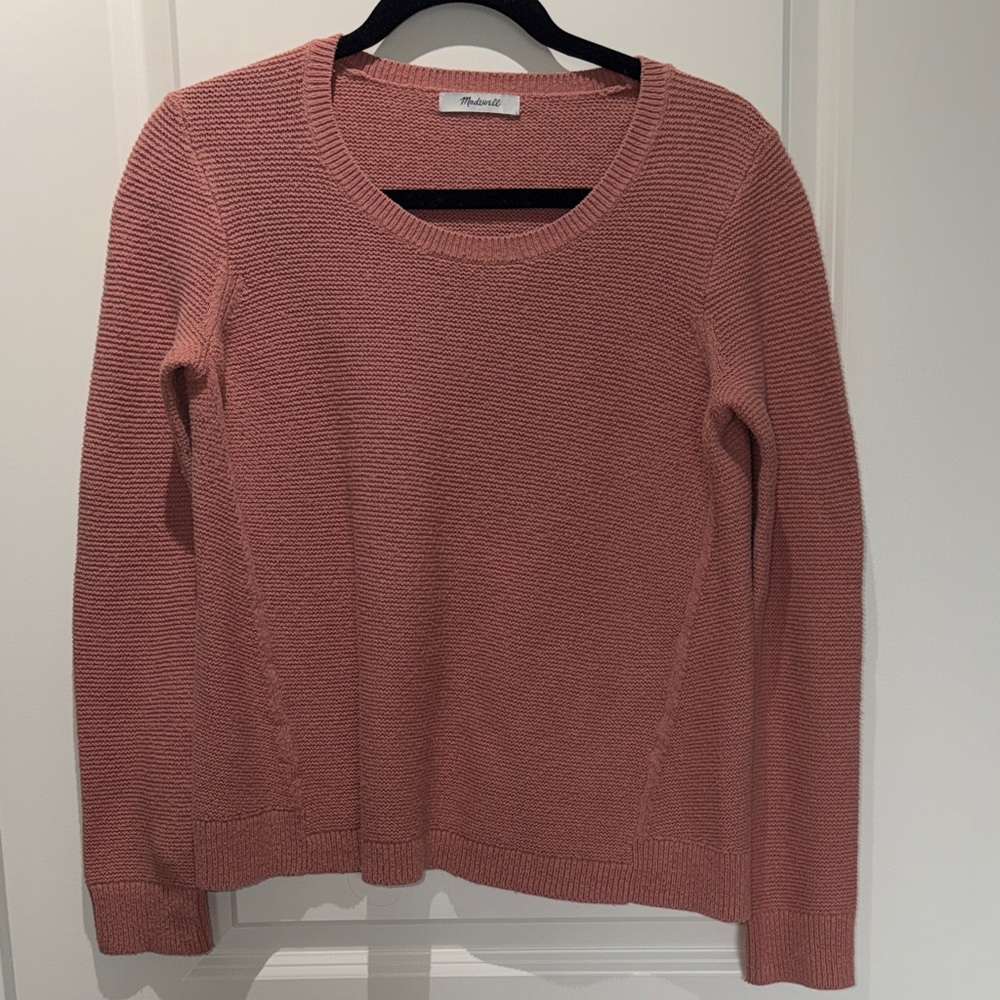 Madewell Women's Sweater in Peach